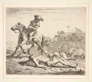 Le Champ de Bataille (Bojiště) od Karel Dujardin