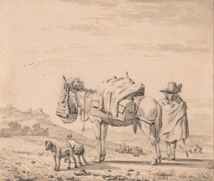 Muž s mulou od Karel Dujardin