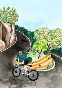 Cyklistika v malebné horské krajině od Karen Menzenbach