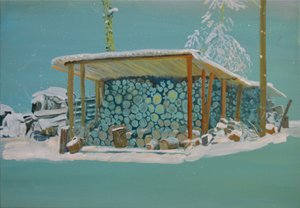 Zimní zásoba dříví