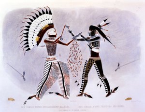 Faksimile indického obrazu, 1843-44 od Karl Bodmer