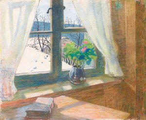 Pohled z okna od Karl Edmund Walser