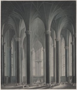 Rezidence knížete. Pohled do interiéru od Karl Friedrich Schinkel