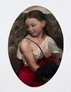 Portrét umělcovy dcery, Susanne od Karl Friedrich Schinkel