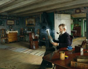 Obývací pokoj kapitánů od Karl Frithjof Smith