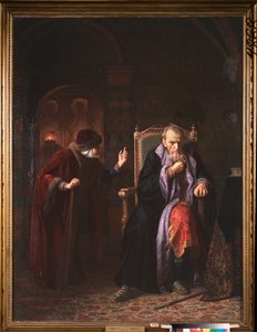 Car Ivan IV. Hrozný (1530-1584) a jeho ošetřovatel (Car Ivan Hrozný a jeho ošetřovatelka) - Malba Karla Bogdanoviče Weniga (1830-1908), olej na plátně od Karl Gottlieb Wenig