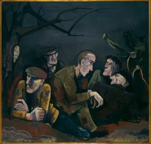 nezaměstnaní od Karl Hofer