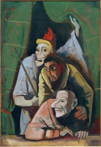 Zlé masky od Karl Hofer