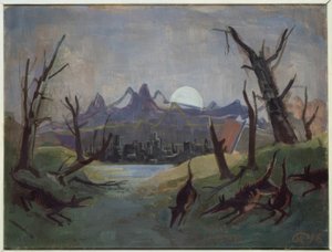 Zlá noc od Karl Hofer