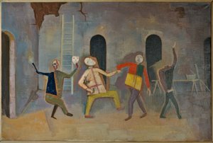 V nové budově od Karl Hofer