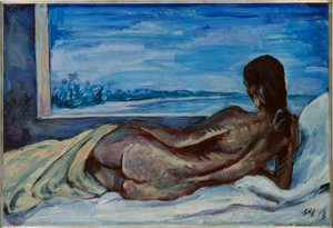 Ležící ženský akt od Karl Hofer