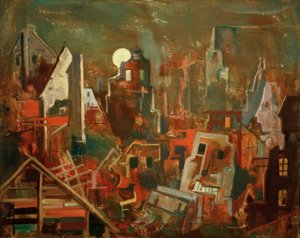 Noc ruin od Karl Hofer