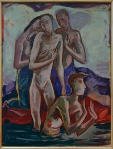 Křest v Jordánu od Karl Hofer