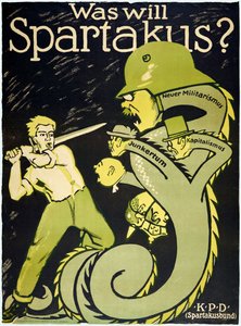 Německá revoluce 1918-1919 Spartakův svaz (Spartakusbund) od Karl Jakob Hirsch