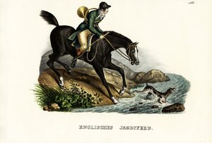 Anglický lovecký kůň, 1824 od Karl Joseph Brodtmann