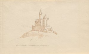 Hrad Windeck b. Weinhelm a. tj. horská cesta od Karl Julius Von Leypold