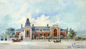 Dům Alexeje Alexandroviče Bakhrušina v Moskvě, 1896 od Karl Karlovich Gippius