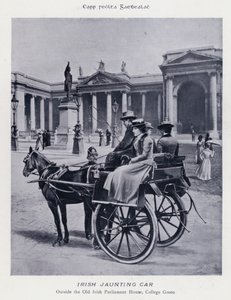Irish Jaunting Car (černobílá fotografie) od Karl Karlovich Piratsky