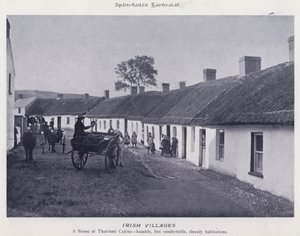 Irské vesnice (černobílá fotografie) od Karl Karlovich Piratsky