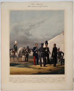 Průkopníci, invalidé a četníci císařského gardového sboru, 1867 od Karl Karlovich Piratsky