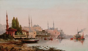 Bejrút, kolem roku 1890 (olej na plátně) od Karl Kauffman