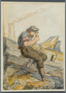 Stone Worker, 1864 (wc nad černým podkresem média)