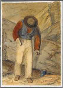 Stone Worker, 1864 (wc nad černým podkresem média)