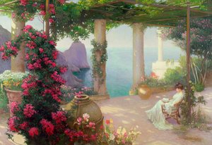 Terasa, Capri od Karl Maria Schuster