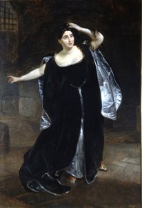 Giuditta Pasta (1797-1865) a "Anne Boleyn" (Anne de Boleyn (Anna nebo Ann Bolin a Anne Bullen od Karl Pavlovich Bryullov