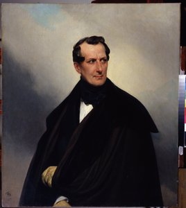 ""Portrét hraběte Vladimíra Musina-Puškina (Musina Puškina) (1798-1854)"" Malba Karla Pavloviče Briullova (Bryullova) (1799-1852) 1830 Regionální muzeum umění Archangelsk Rusko od Karl Pavlovich Bryullov
