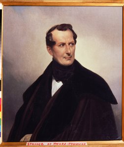 "Portrait du tsomte Vladimir Musin-Pushkin (Musin Pushkin) (1798-1854)"" Peinture de Karl Bryulov (Bryulov) (1799-1852) 1838 Státní muzeum umění, Jaroslavl od Karl Pavlovich Bryullov