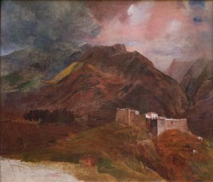 Pevnost Peak na ostrově Madeira, 1849-1850 od Karl Pavlovich Bryullov