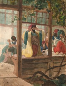 Barber Shop, ca. 1849 od Karl Pavlovich Bryullov