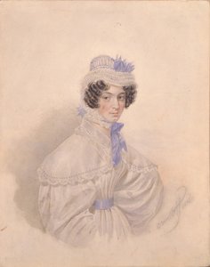 Portrét Anny Borisovny Bakuninové 1802-1835, 1835 od Karl Pavlovich Bryullov