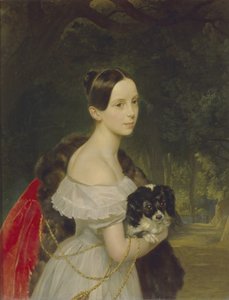 Portrét Uljany M. Smirnové, 1837-1840 od Karl Pavlovich Bryullov