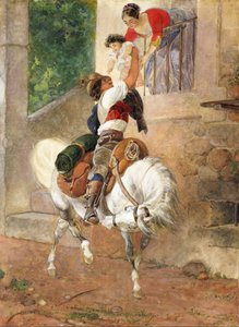 Návrat domů římského pastýře, 1851-1852. od Karl Pavlovich Bryullov
