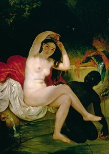 Virsavia aneb koupající se s černošským otrokem (olej na plátně) od Karl Pavlovich Bryullov