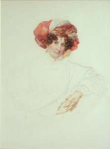 Žena v turbanu. Portrét hraběnky Marie Grigorjevny Razumovské 1772-1865, rozené Vjazemské, 1827-1830 od Karl Pavlovich Bryullov