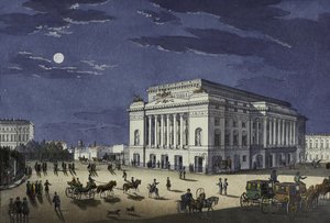 Alexandrinské divadlo v Petrohradě, první polovina 19. stol. od Karl Petrovich Beggrov