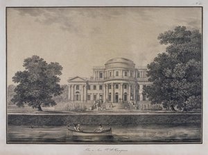 Palác Yelagin v Petrohradě, 1823
