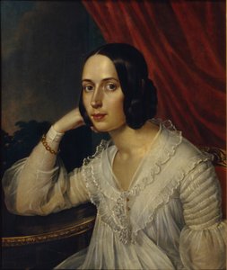 Portrét Natalie Alekseevna Tuchkova-Ogareva 1829-1913, 1842