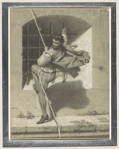 Benvenuto Cellini prchá z Castel Sant