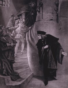 Scéna ze Shakespearova krále Richarda III (akt III, scéna 5) (litho)