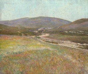 Valley poblíž Harburgu od Karl Wilhelm Arthur Illies