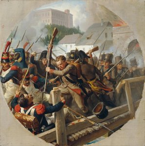Setkání v Ebelsbergu v roce 1806 od Karl von Blaas