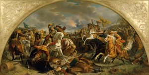 Vítězství rakouské armády nad Švédy u Nördlingenu v roce 1634