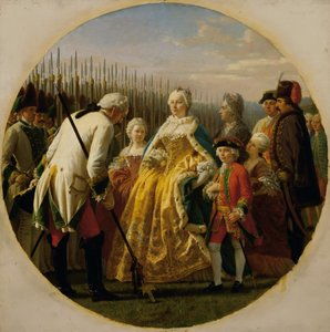 Návrh v Solenau v roce 1749 od Karl von Blaas