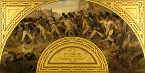 Bitva u Caldiera 1805 od Karl von Blaas