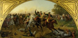 Bitva u Kolína 1757 od Karl von Blaas