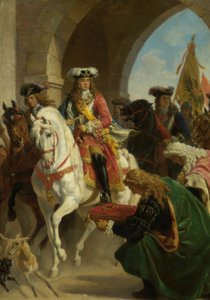 Vstup Karla III. v Madridu 1710 od Karl von Blaas